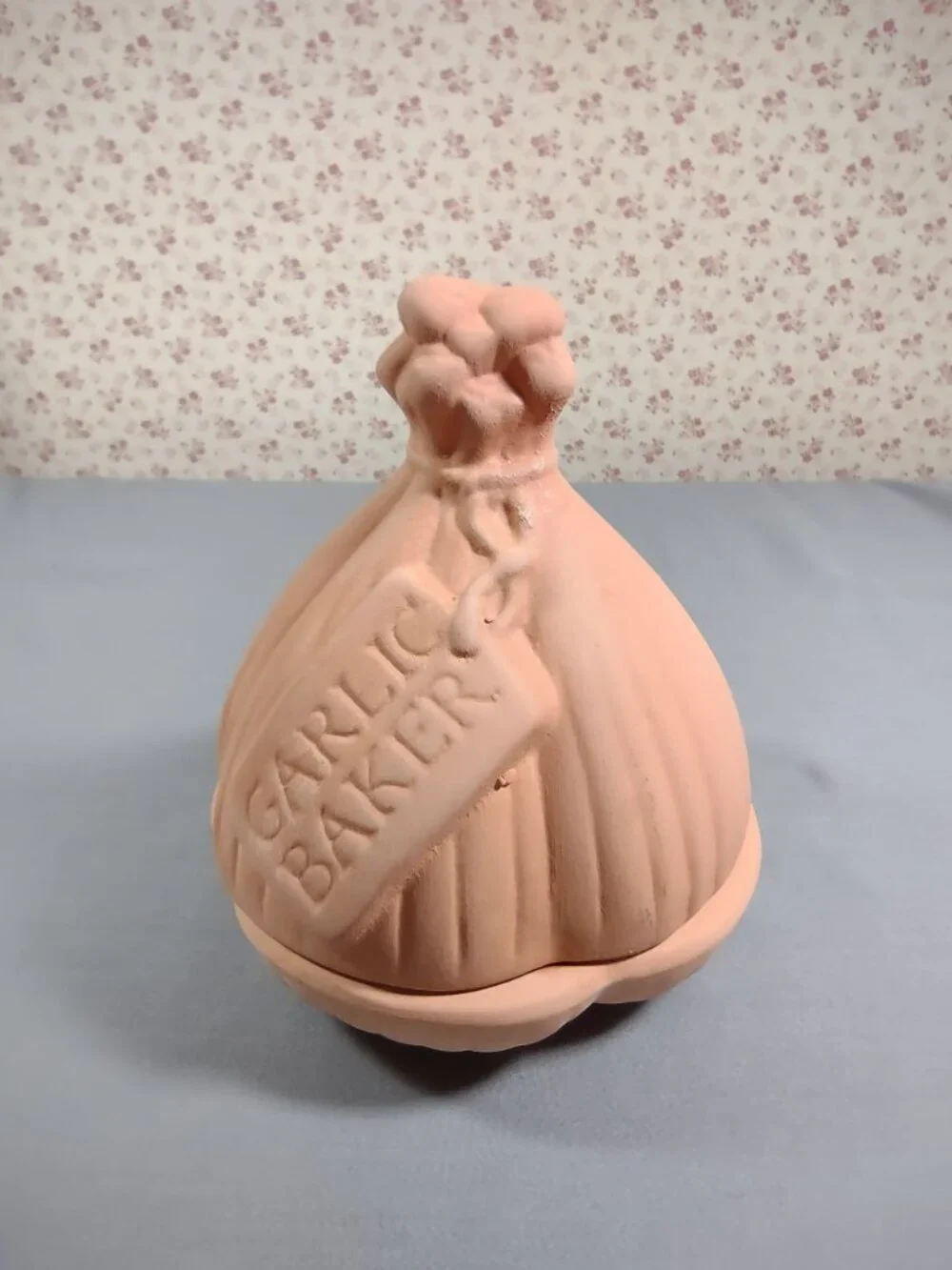 Vtg Terra Cotta Garlic Baker Reco Mexico 1993